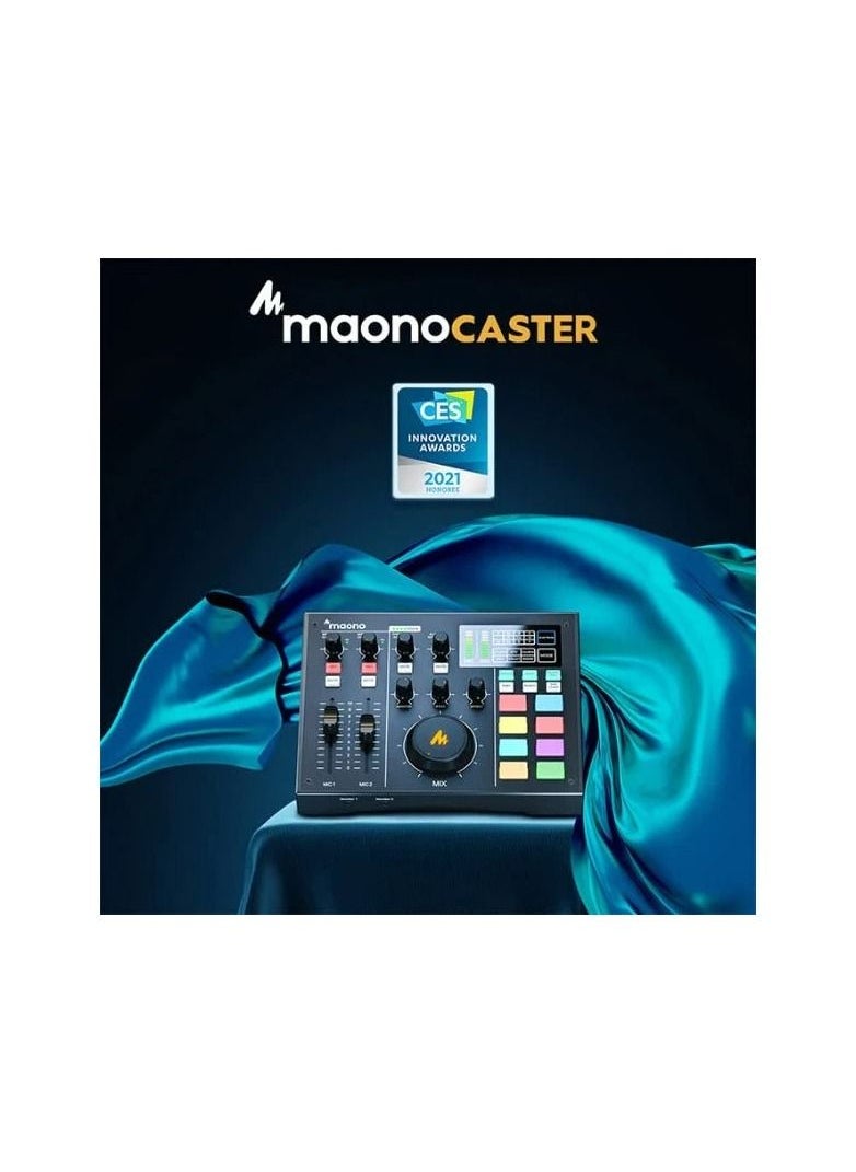 Maono MAONO AU-AM100 All-In-One Podcast Production Studio - Black  - Image 5