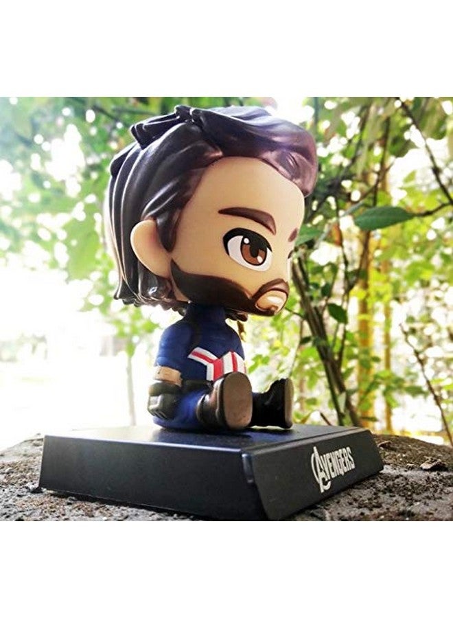 Trunkin Trunkin Bobblehead with Phone Holder for Car Dashboard, Office Desk, Study Table | Big C A Bobble Head  - Image 5