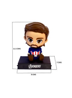 Trunkin Trunkin Bobblehead with Phone Holder for Car Dashboard, Office Desk, Study Table | Big C A Bobble Head  - Image 3