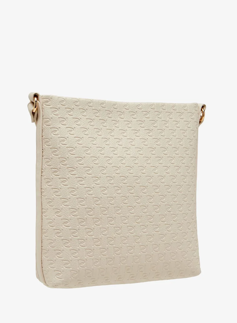 Paprika IVORY Women's Monogram Embossed Crossbody Bag with Adjustable Strap for Women | Best Price UAE