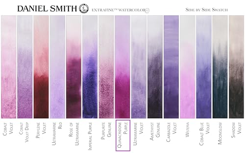 DANIEL SMITH 284600225 Extra Fine Watercolor 15ml Paint Tube, Quinacridone Purple - Image 4