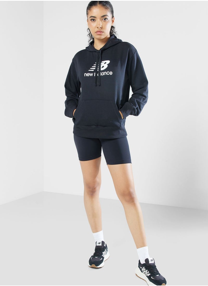 New Balance - Essential Stacked Logo Hoodie - Image 1