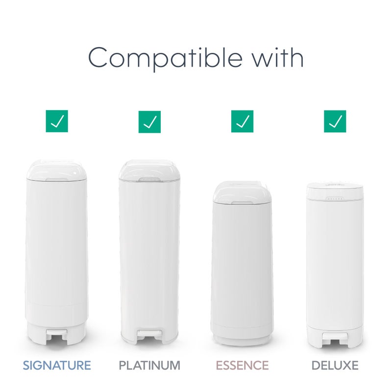 Diaper Genie Easy Roll Refill | 18 Bags Per Refill | Holds Up to 846 Newborn Diapers | Odor Control | Diaper Pail Refill Bags | Fits Diaper Genie Signature & Platinum Pails, Packaging may vary - Image 4