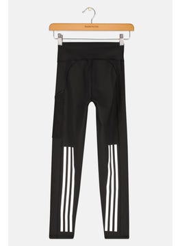 Adidas Kids Girl Pull On Training Leggings, Black  - Image 2