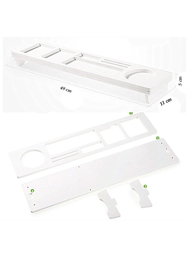 ياميم رف تخزين متعدد الوظائف فوق لوحة المفاتيح - Image 5