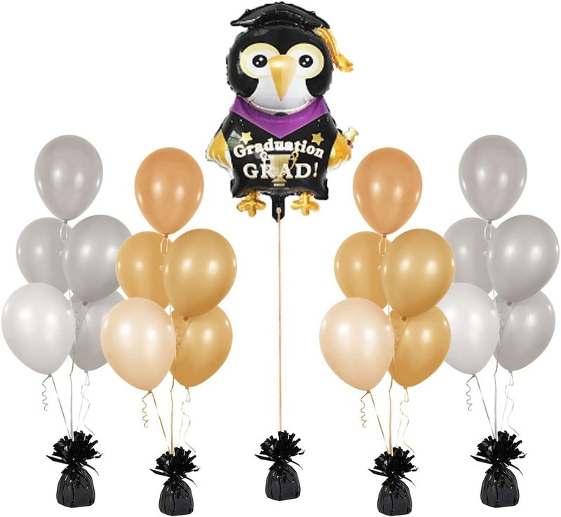 Chochkees Black Metallic Balloon Weights, 6-Pack Birthday Party Favors, 5.5" Inches, - Image 3