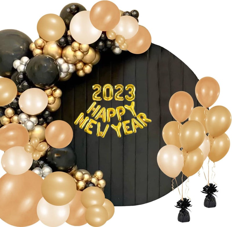 Chochkees Black Metallic Balloon Weights, 6-Pack Birthday Party Favors, 5.5" Inches, - Image 2
