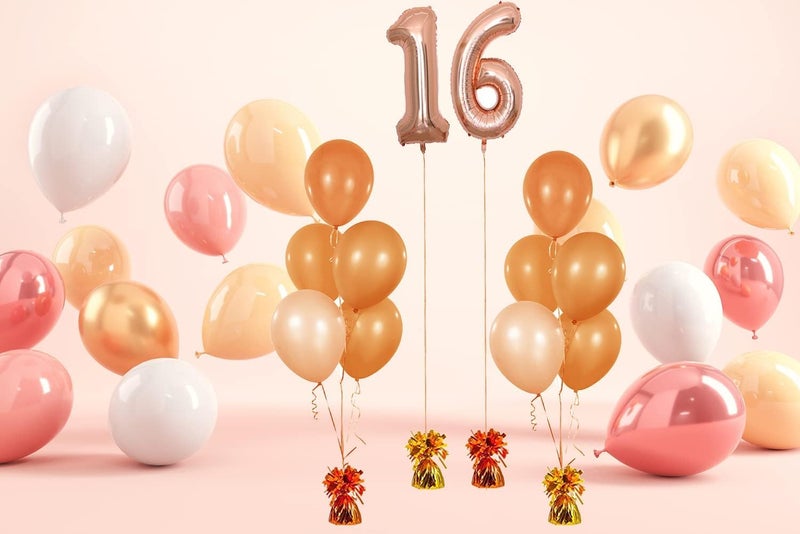 Chochkees Black Metallic Balloon Weights, 6-Pack Birthday Party Favors, 5.5" Inches, - Image 5