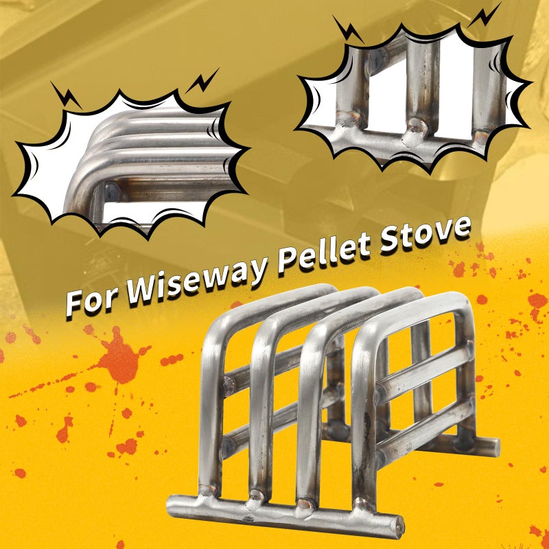 Foruly Pellet Stove Baskets, Pellet Stove Burn Pot for Wiseway Burn Basket Pot Allows Pellets to Burn Efficiently and Safely, 304 Stainless Steel Pellet Stove Basket - Image 4