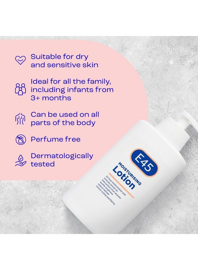 E45 Dermatological Moisturising Lotion, 500 ml - Image 3