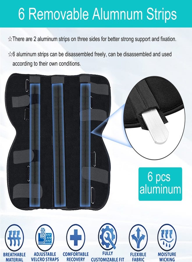 TANDCF Unisex Knee and leg immobilization Stabilizer for Post Surgery Recovery,Knee Fractures,Instability, ACL,MCL,Meniscus Tear,Arthritis,Displacement Recovery,18.1" Length Universal - Image 4