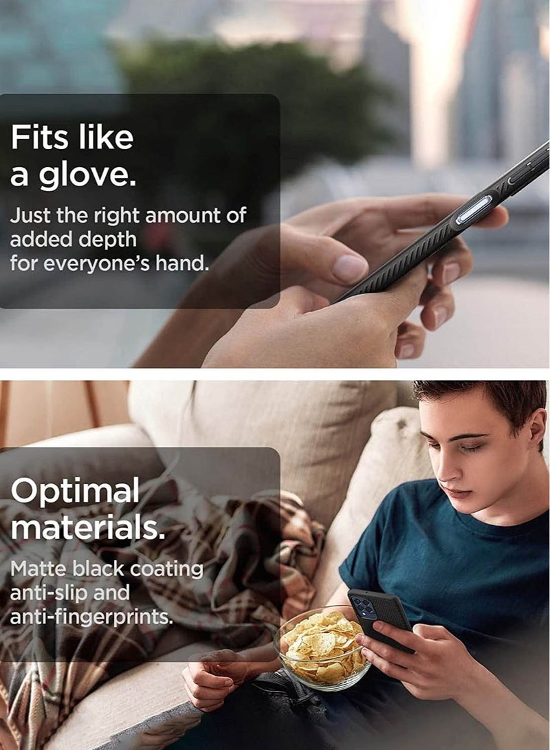 Spigen Liquid Air Case Cover for Samsung Galaxy M53 5G - Matte Black - Image 5