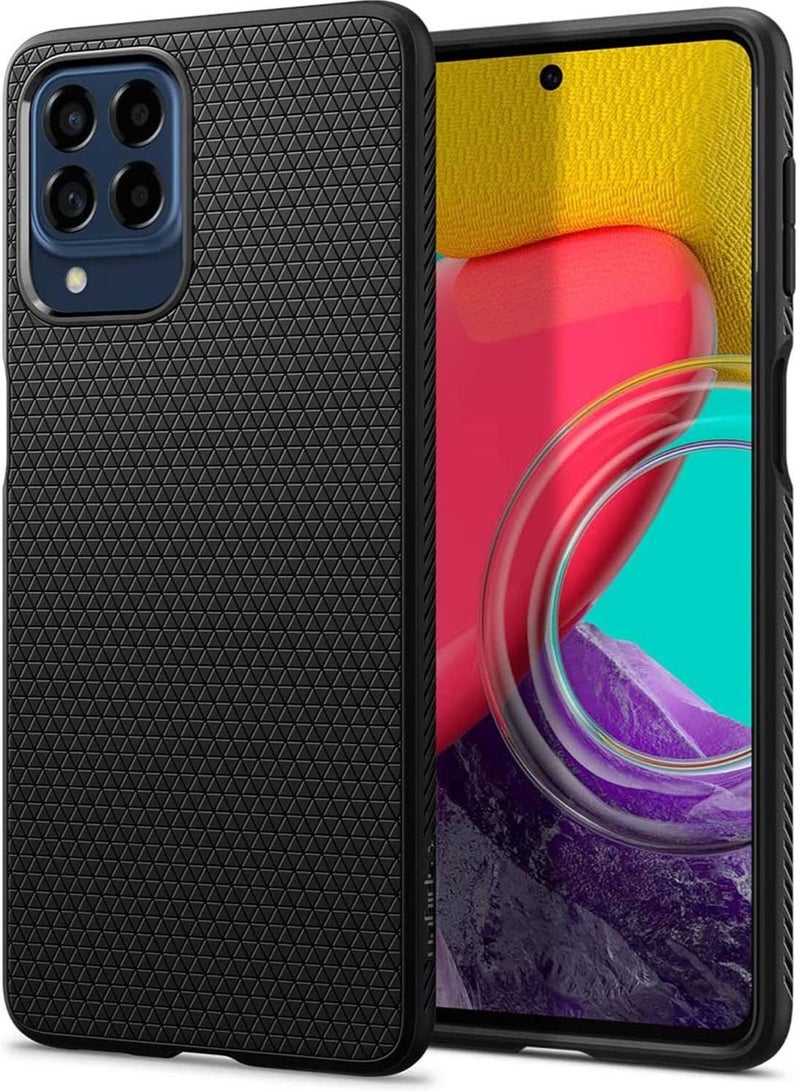 Spigen Liquid Air Case Cover for Samsung Galaxy M53 5G - Matte Black - Image 1