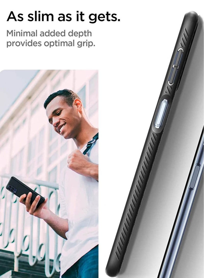 Spigen Liquid Air Case Cover for Samsung Galaxy M53 5G - Matte Black - Image 4