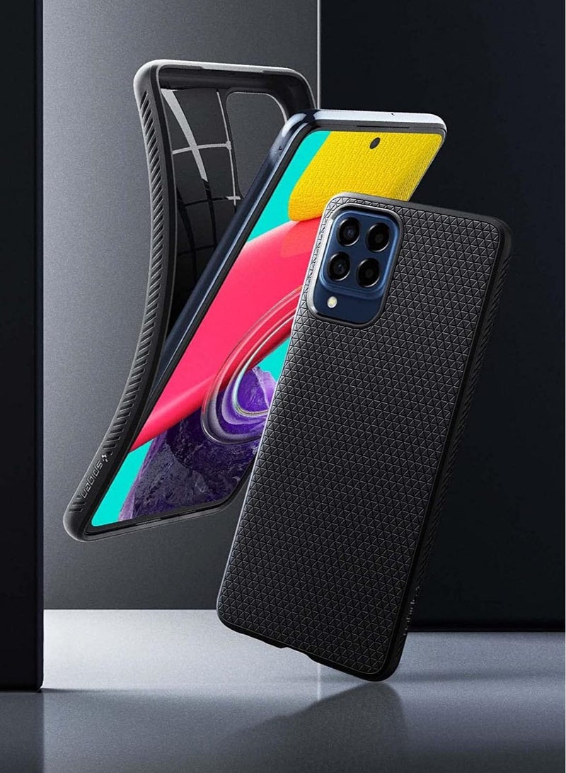 Spigen Liquid Air Case Cover for Samsung Galaxy M53 5G - Matte Black - Image 2