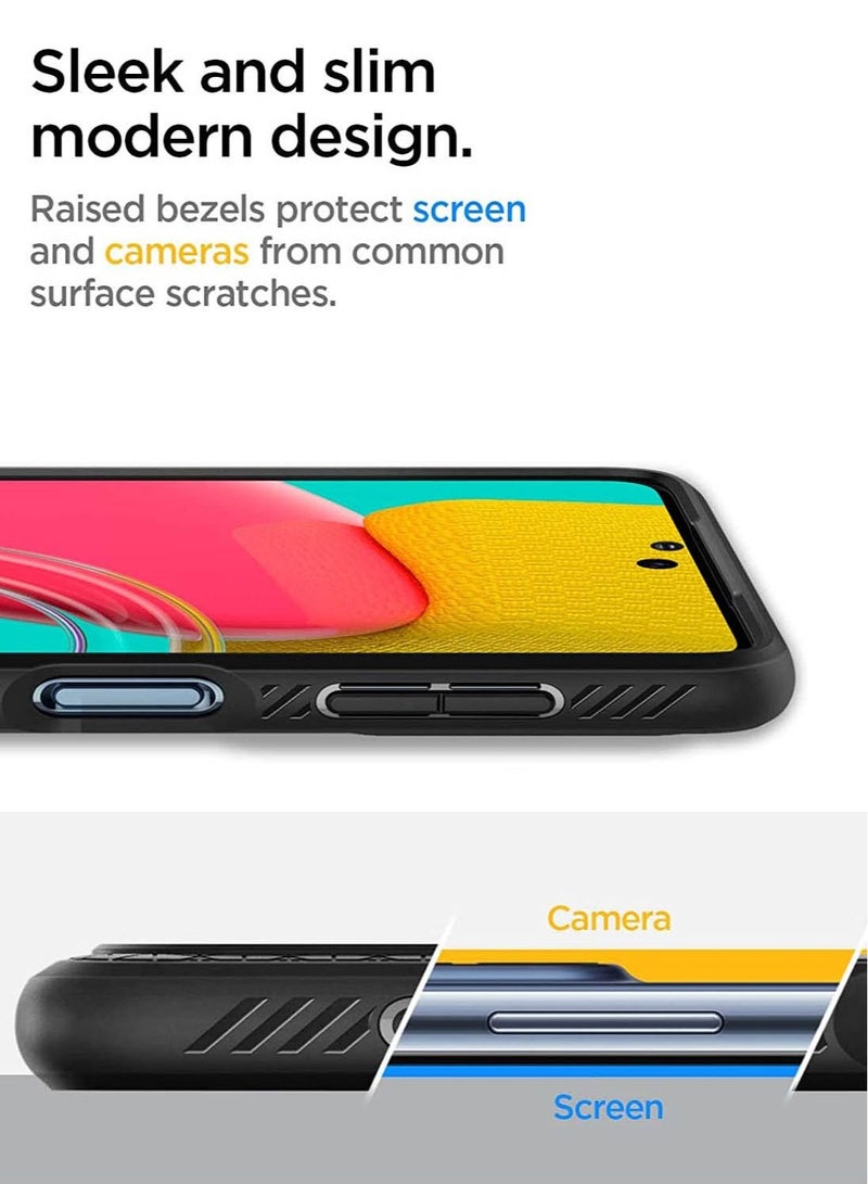 Spigen Liquid Air Case Cover for Samsung Galaxy M53 5G - Matte Black - Image 3