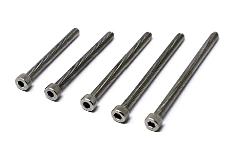 iexcell 50 Pcs M4 x 40/45/50/55/60mm Thread Pitch 0.7 mm Stainless Steel 304 Hex Socket Head Cap Screws Bolts Assortment Kit - Image 3