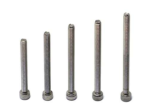 iexcell 50 Pcs M4 x 40/45/50/55/60mm Thread Pitch 0.7 mm Stainless Steel 304 Hex Socket Head Cap Screws Bolts Assortment Kit - Image 4
