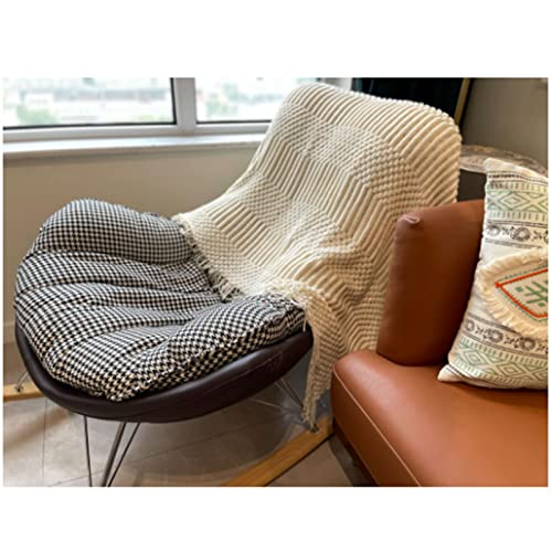 Blagic Knitted Throw Blanket for Couch Soft Farmhouse Boho Throw Blanket with Tassels Home Decorative Lightweight Throw Blankets,White Throws for Bed/Chair/Sofa, Pineapple Textured,50" W x 60" L - Image 5
