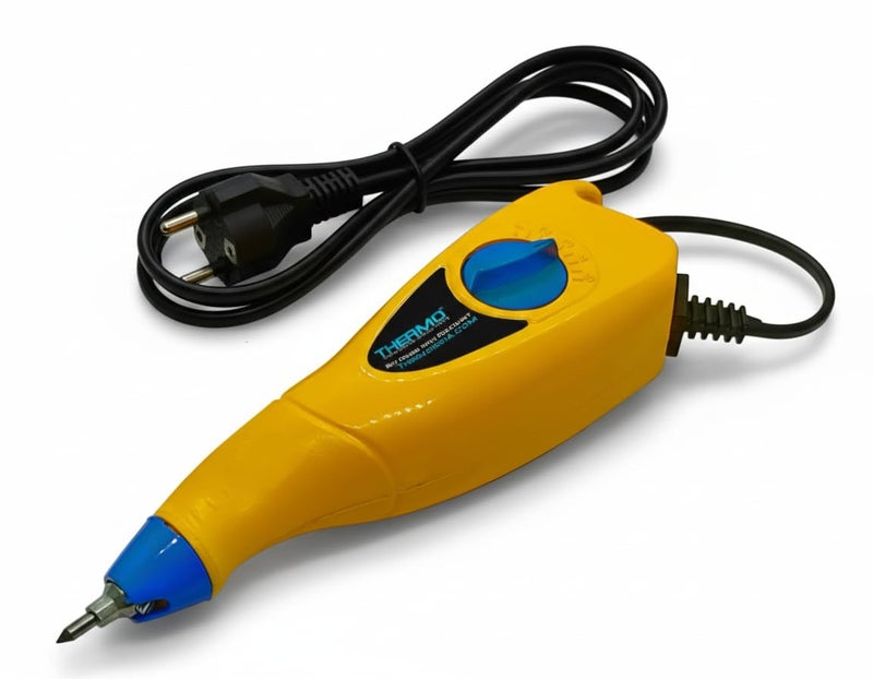 Thermo آلة النقش الكهربائية المحمولة مع 9 خطوات لضبط السكتة (نوع الاهتزاز) مفيدة للنقش على المجوهرات/المعدن/الزجاج/الخشب/البلاستيك/إلخ - مصنوعة في بهارات - Image 1