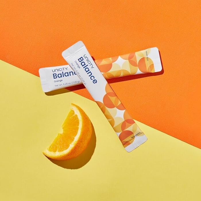 Unicity Balance Fiber Supplement | Supports Healthy Glucose Response & Fullness | Pre-Meal Soluble Fiber Drink Mix | Natural Orange | 30 Stick Packs - Image 2