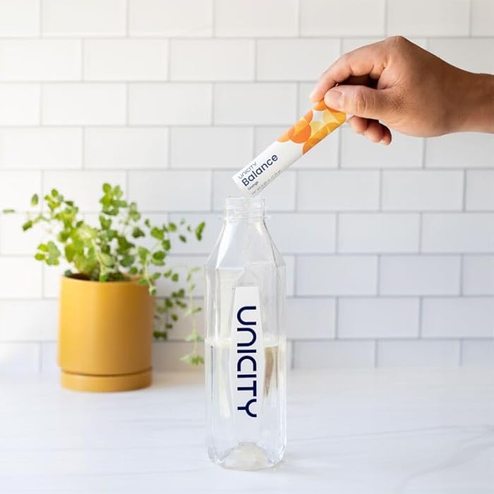 Unicity Balance Fiber Supplement | Supports Healthy Glucose Response & Fullness | Pre-Meal Soluble Fiber Drink Mix | Natural Orange | 30 Stick Packs - Image 5
