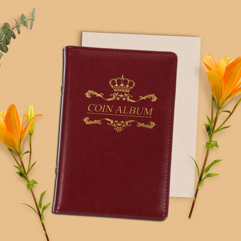 Collection Book PU Cover Album Decorative Storage Book Collection Organizer - Image 1