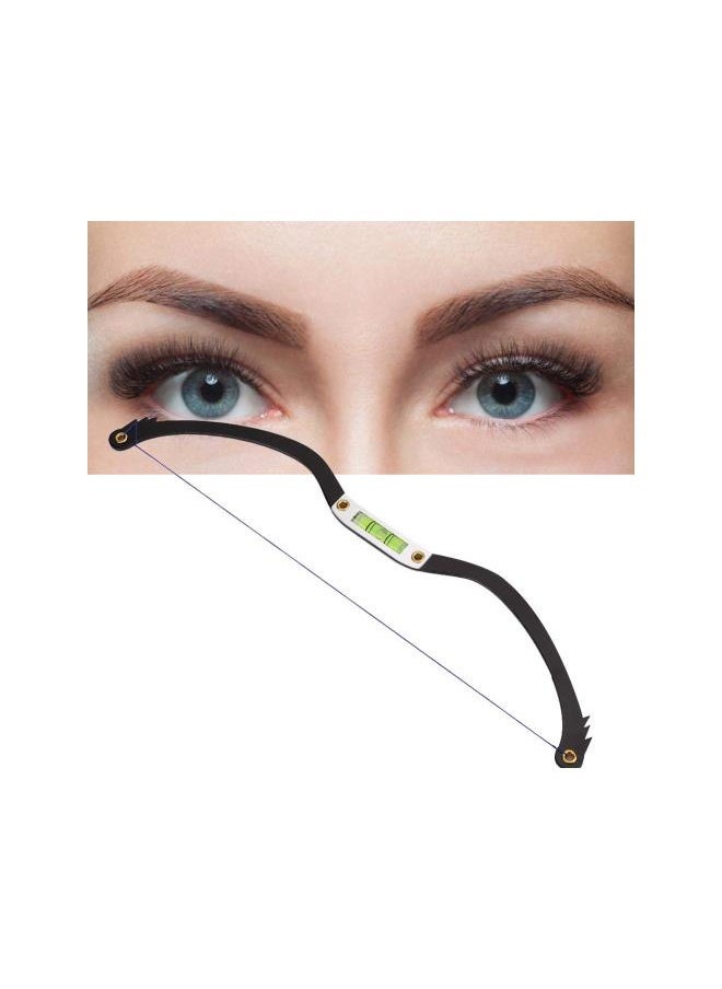 Generic - Line Marker Ruler Eyebrow Tattoo Line Marker Ruler Positioning Liner Sponge Measure Tool for Eyebrow Tattoo Measuring Permanent Makeup Brows Measure Tool with Thread Sponge Sucker - Image 1