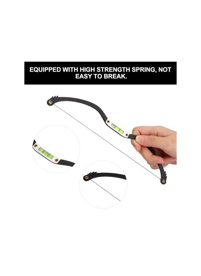 Generic - Line Marker Ruler Eyebrow Tattoo Line Marker Ruler Positioning Liner Sponge Measure Tool for Eyebrow Tattoo Measuring Permanent Makeup Brows Measure Tool with Thread Sponge Sucker - Image 1