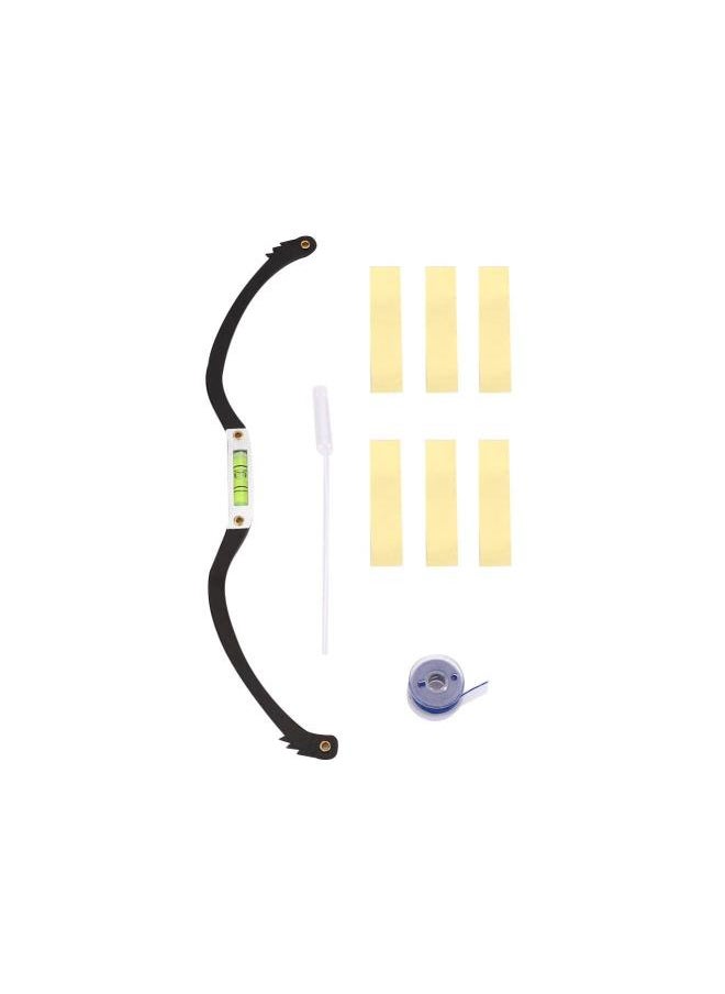 Generic - Line Marker Ruler Eyebrow Tattoo Line Marker Ruler Positioning Liner Sponge Measure Tool for Eyebrow Tattoo Measuring Permanent Makeup Brows Measure Tool with Thread Sponge Sucker - Image 1