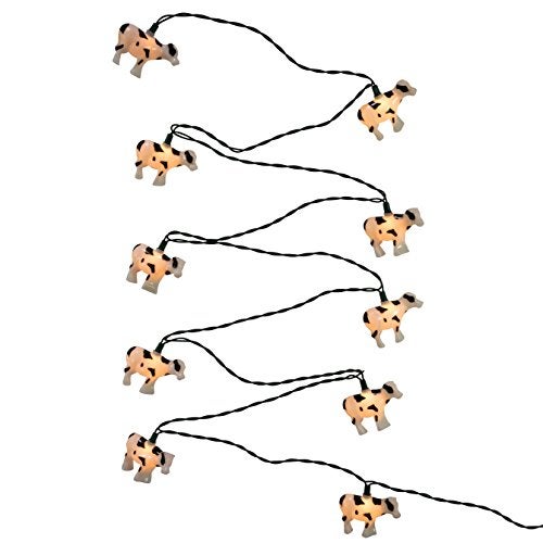 Kurt S. Adler Kurt Adler 10-Light Cow Indoor/Outdoor Light Set - Image 1