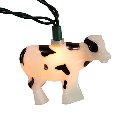 Kurt S. Adler Kurt Adler 10-Light Cow Indoor/Outdoor Light Set - Image 2