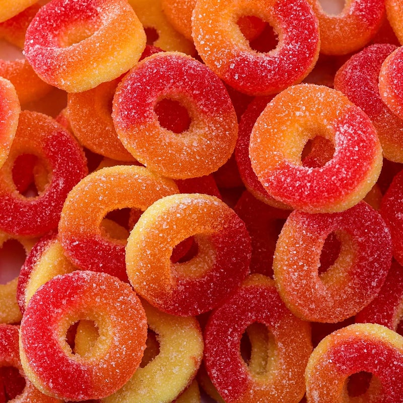FUNTASTY حلقات الخوخ الطرية من فانتاسي - عبوة 2 باوند - Image 1