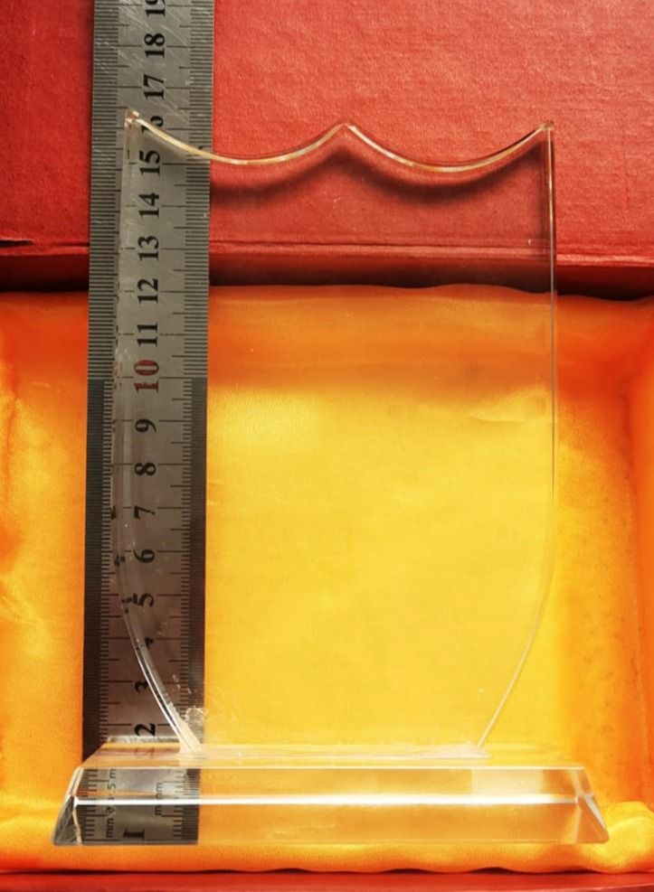 GEX Shield design crystal trophy award - Image 2