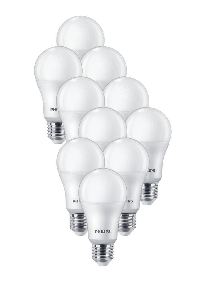 Philips لمبة LED 20 واط E27 3000 كلفن 230 فولت، أبيض دافئ (عبوة من 10) - Image 1