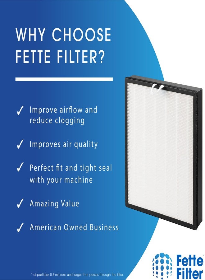Fette Filter - 2 Pack Replacement Filter Compatible with Levoit Vital 200S Air Cleaner, 3-in-1 True with Activated Carbon Filter Set, Part Number Vital 200S-RF-PA (LRF-V201-YUS) - Image 2