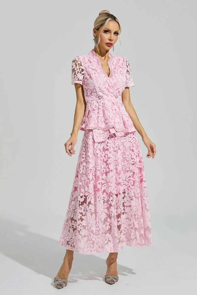 Catchall  Ride Embroidered Lace Set for Women | Best Price UAE