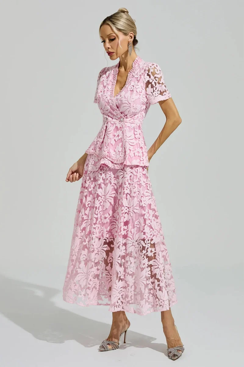 Catchall  Ride Embroidered Lace Set for Women | Best Price UAE
