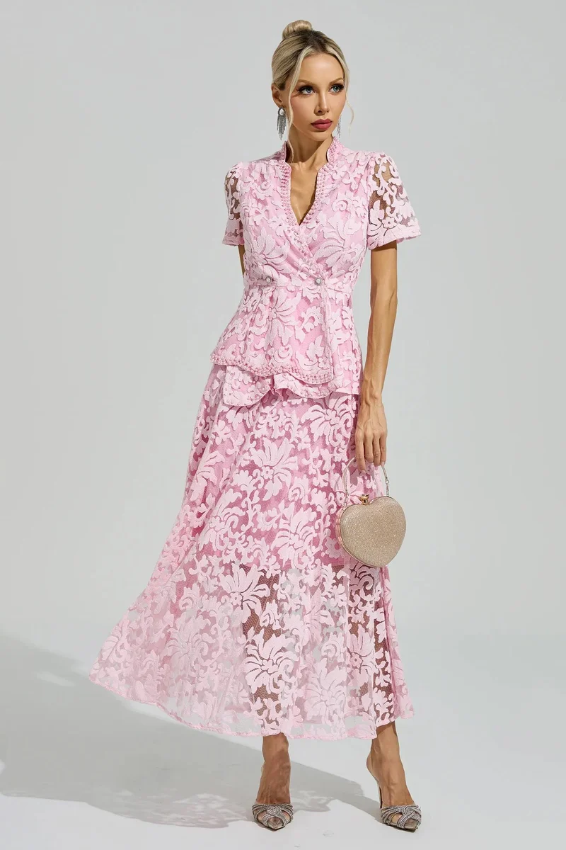 Catchall Ride Embroidered Lace Set