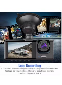 Car Dual Lens Dash Cam HD 1296P Front/Rear/Inside Video Recorder Camera G-Sensor - pzsku/ZD546799A93EA916C8DD5Z/45/_/1740982409/2d1fe91e-56b3-446e-ac05-0134777bb8ca