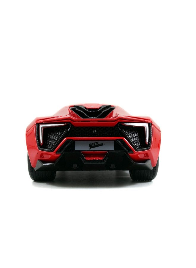 Jada Lykan Hypersport Red Fast & Furious 7" (2015) Movie 1/24 Diecast Model Car - Image 2