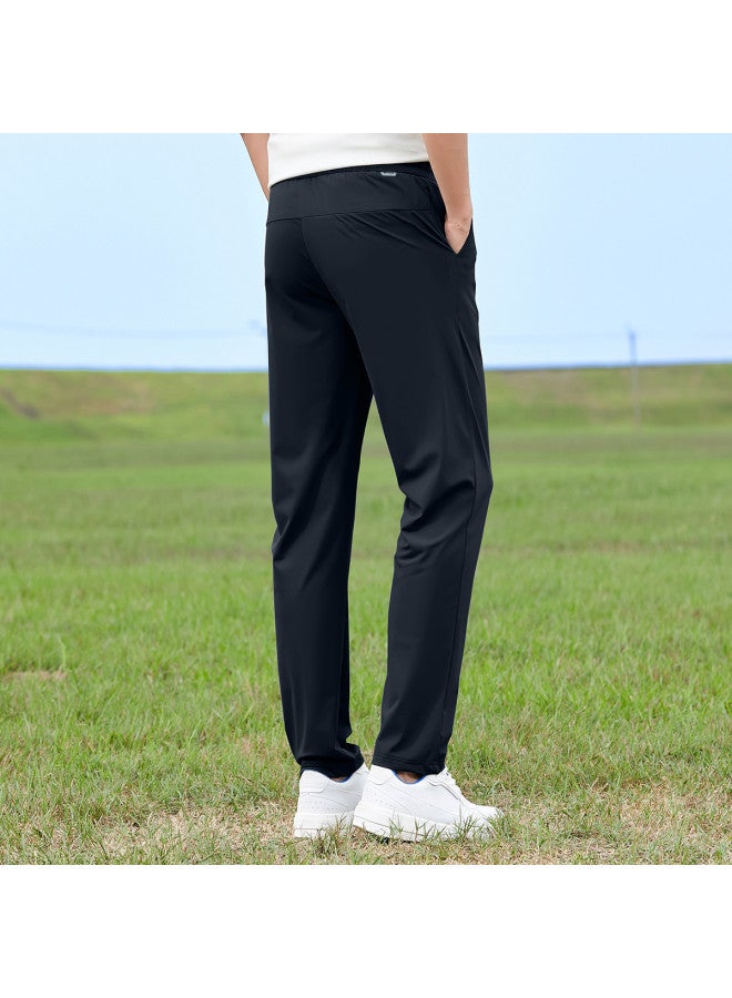 Septwolves High Elasticity】new Autumn Men's Casual Pants With Elastic Waist, Basic Style For Sports And Daily Commute - Image 3