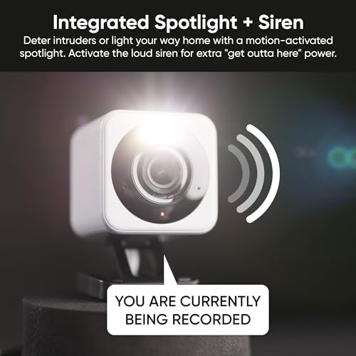 WYZE Cam v4 (Latest Model), 2.5K AI Security Camera, Indoor/Outdoor Cameras for Home Security, Baby Monitor & Pet Camera, Vibrant Color Night Vision, No Subscription Required, Free Expert Help - Image 5