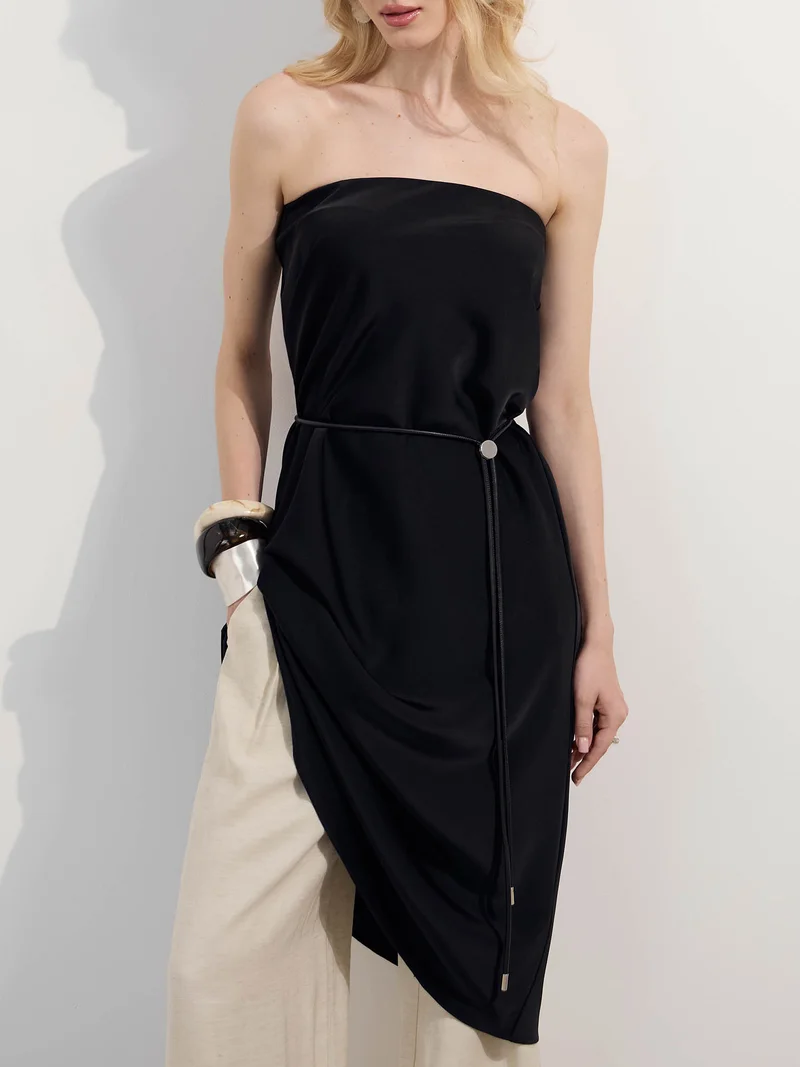 Lichi Drawstring belt with metal adjuster