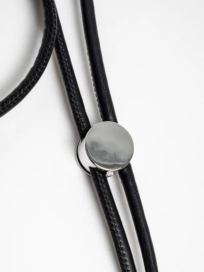 Lichi Drawstring belt with metal adjuster