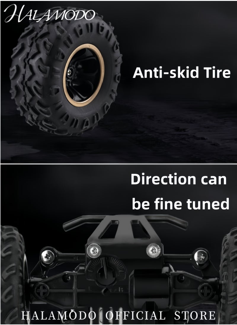 HALAMODO Remote Control Car 2.4GHz High Speed RC Cars Toys 1:16 Monster RC Truck Off Road Vehicle All Terrains RC Monster Trucks for Boys & Girls & Kids  - Image 5