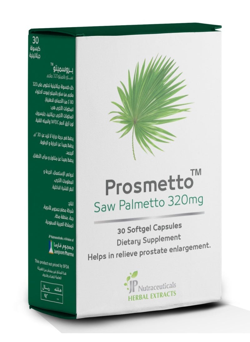 JP Nutraceuticals Jp Prosmetto 30 Capsules - Image 1