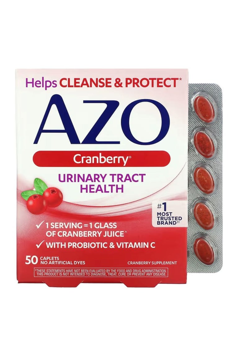 AZO AZO 50 Caplets  Cranberry Flavor 
