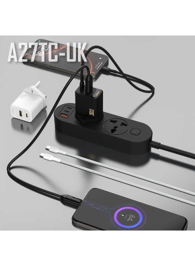 DUDAO A27TUK-B PD30W USB-A+C STANDARD CHARGER ONLY - Image 2