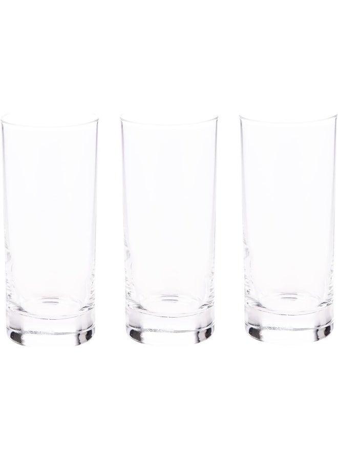 AKDC Cortina L/Drink 3Pcs L(6CM) XW(6CM) XH(14CM) Transparent - Image 1
